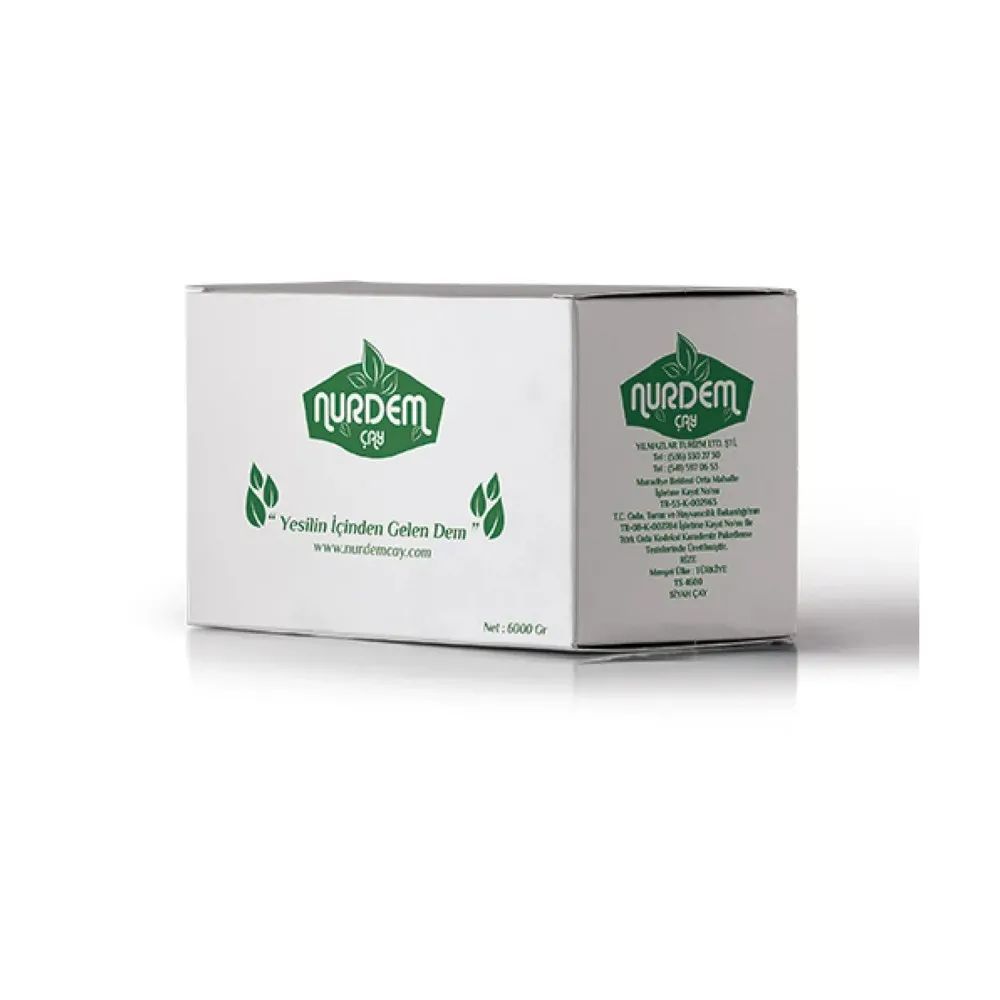 Nurdem Hediyelik Tozsuz Çay 500 Gr x 6 Adet Kutulu