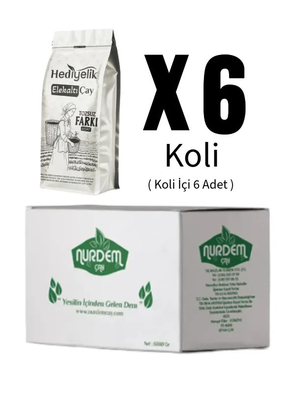 Nurdem Hediyelik Çay 500 Gr x 6 Adet Kutulu X 6 Adet